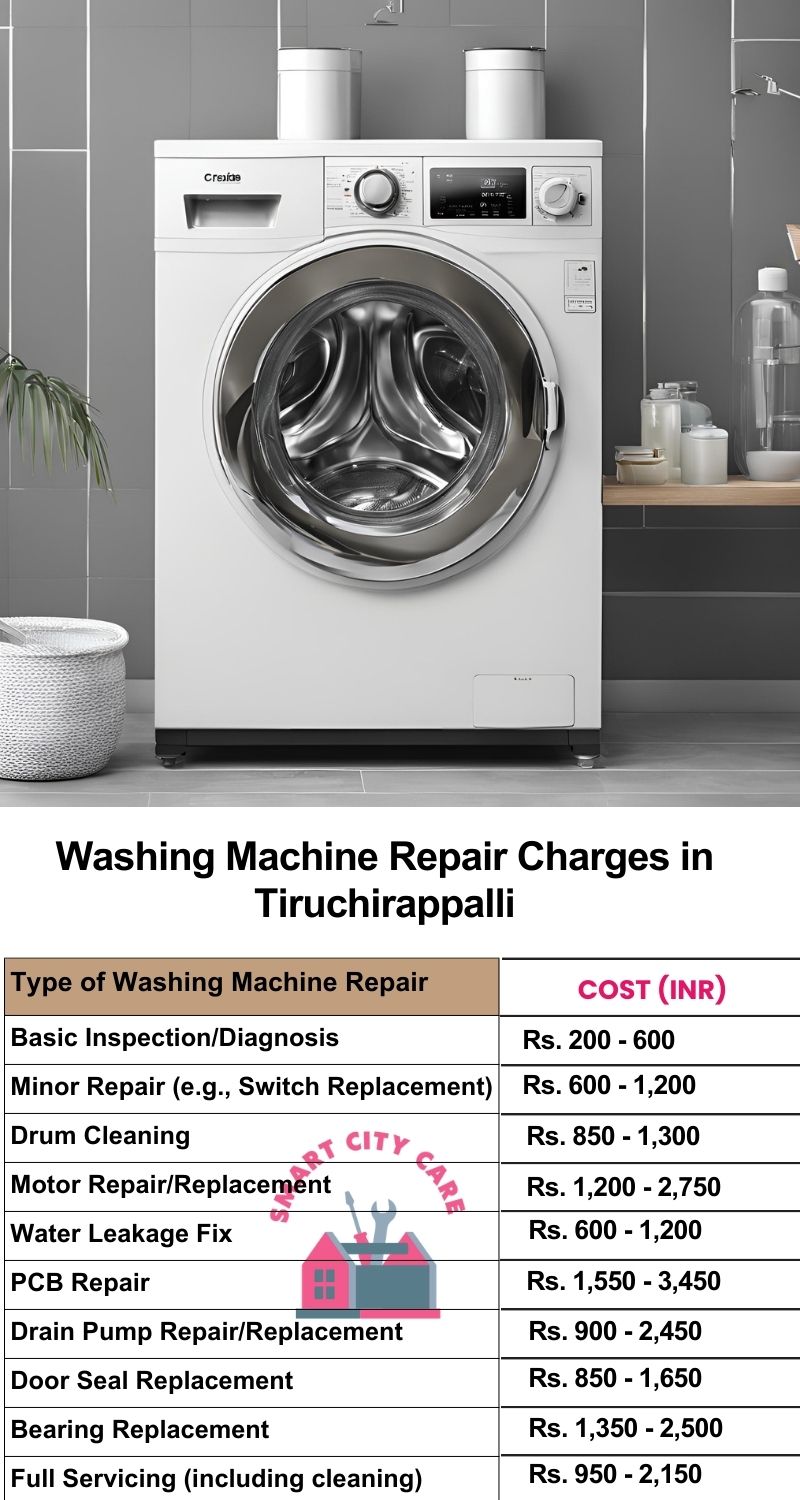 Washing Machine Repair Services Charges in Tiruchirappalli