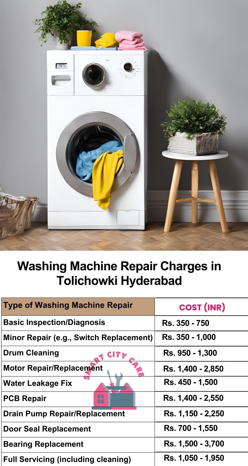 Washing Machine Repair Services Charges in  Tolichowki ,Hyderabad 