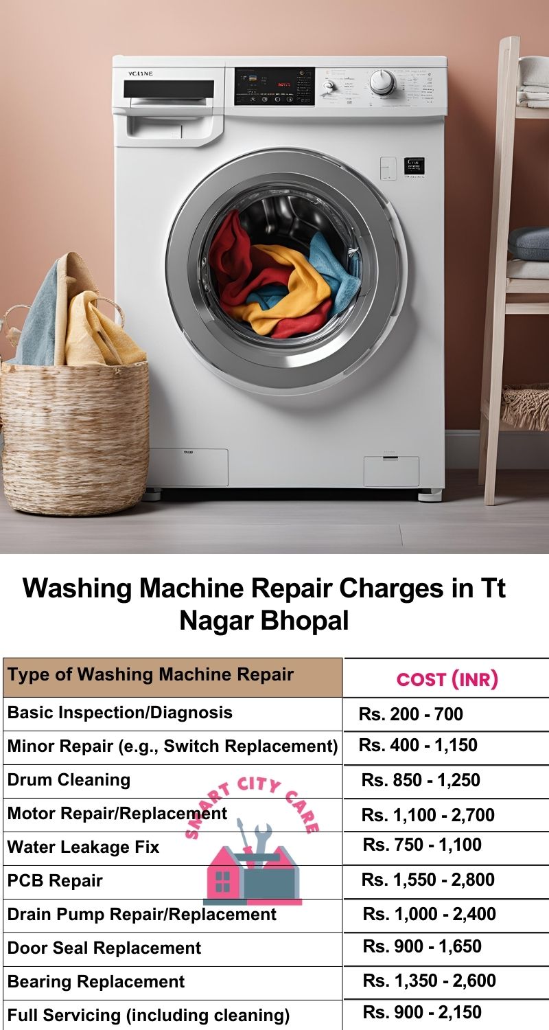 Washing Machine Repair Services Charges in  TT Nagar ,Bhopal 