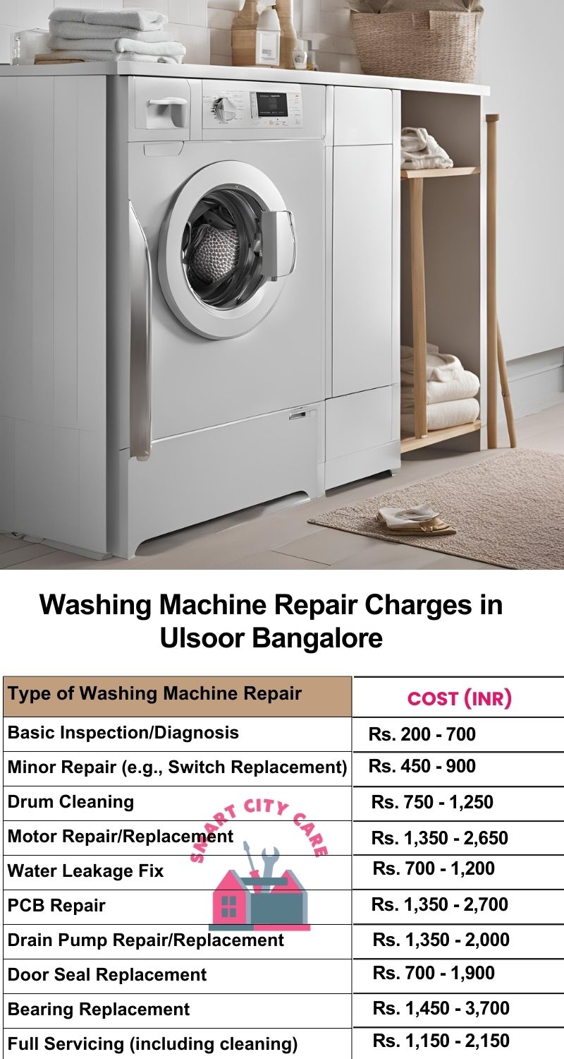 Washing Machine Repair Services Charges in  Ulsoor ,Bangalore 