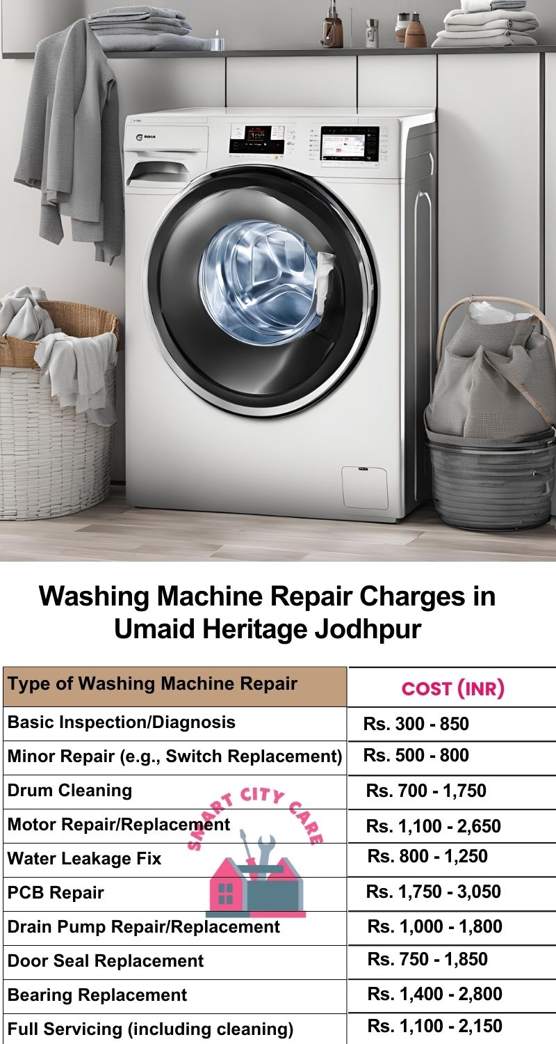 Washing Machine Repair Services Charges in  Umaid Heritage ,Jodhpur 