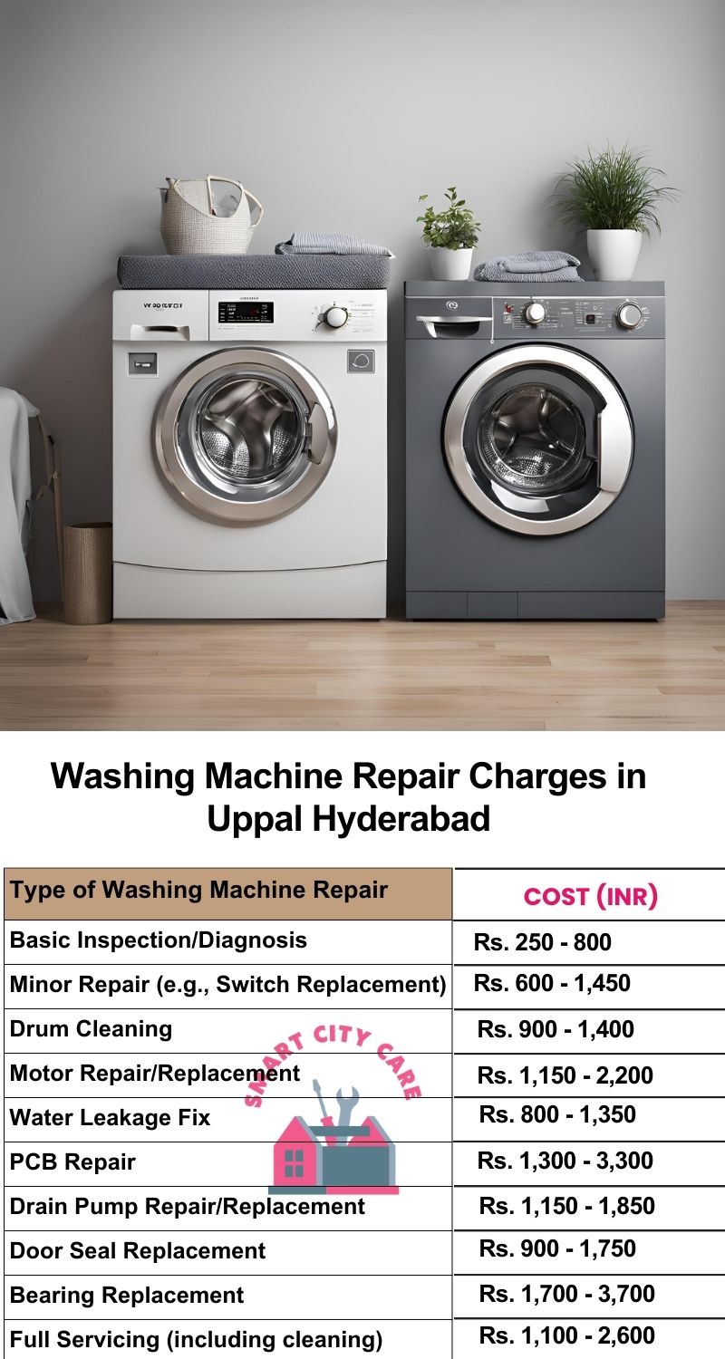 Washing Machine Repair Services Charges in Uppal ,Hyderabad