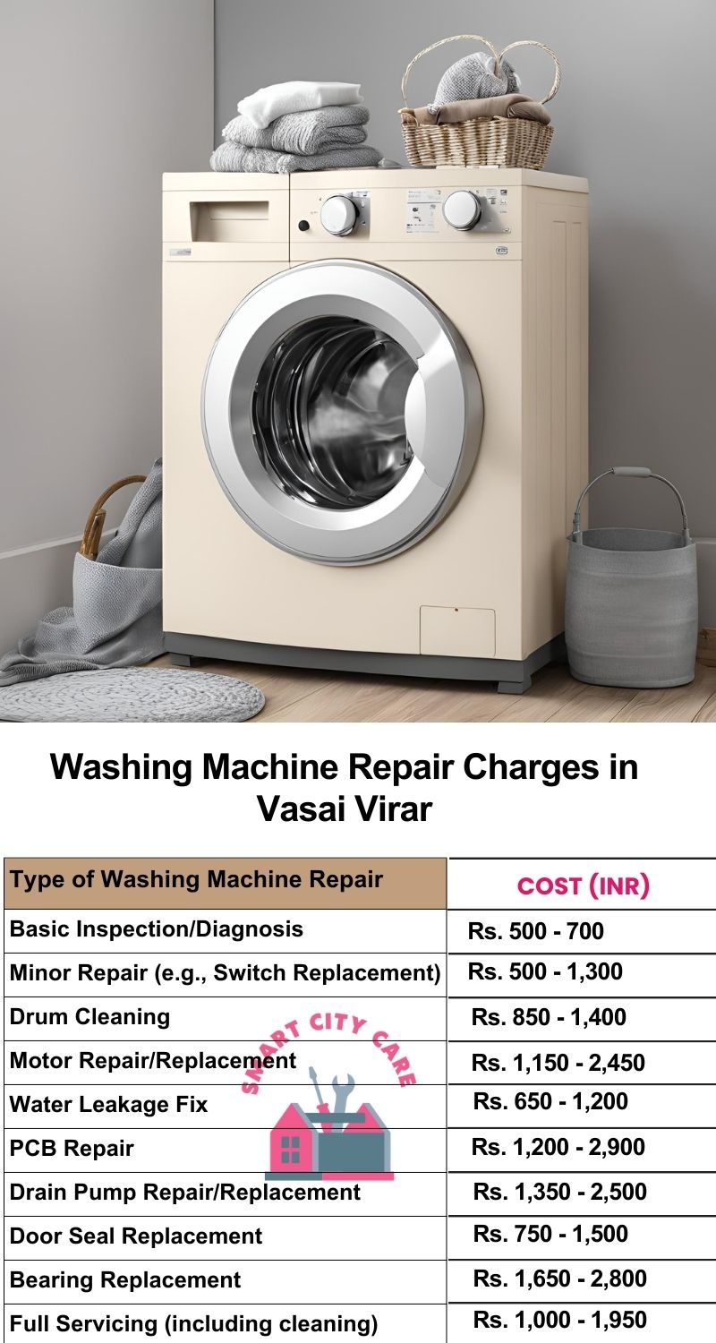 Washing Machine Repair Services Charges in Vasai virar