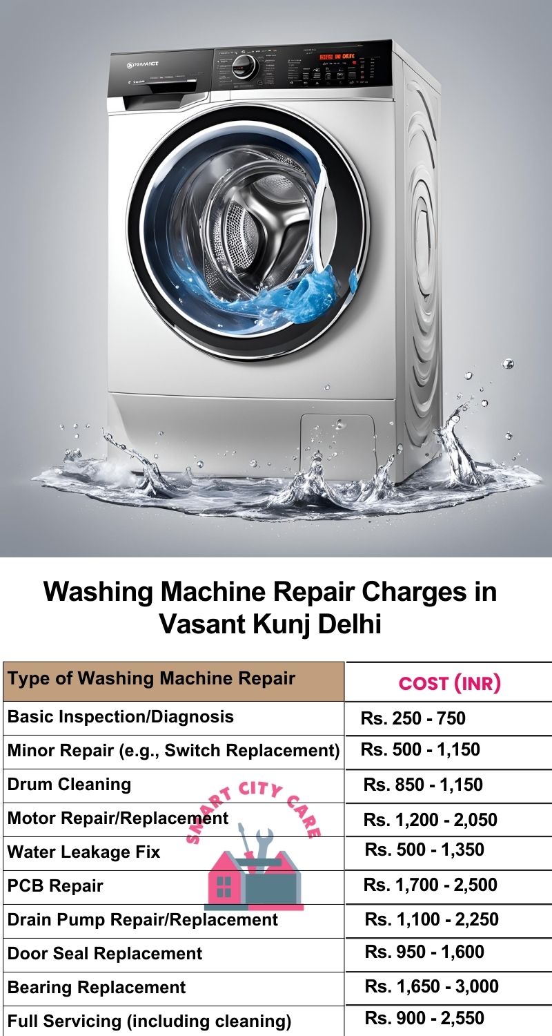 Washing Machine Repair Services Charges in  Vasant Kunj ,Delhi 