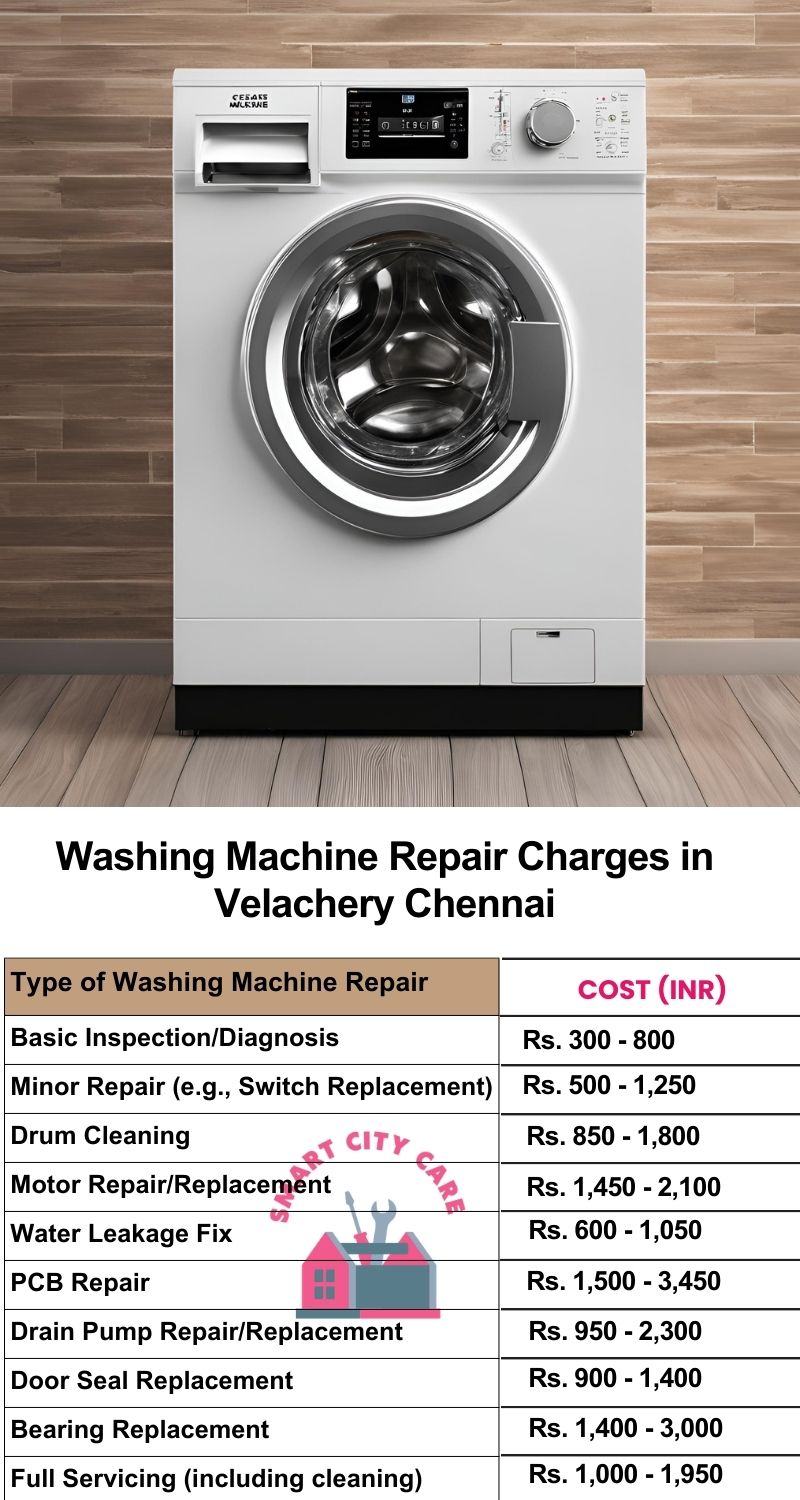 Washing Machine Repair Services Charges in  Velachery ,Chennai 