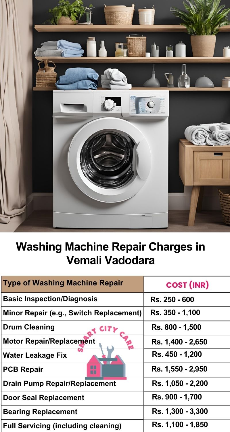 Washing Machine Repair Services Charges in  Vemali ,Vadodara 