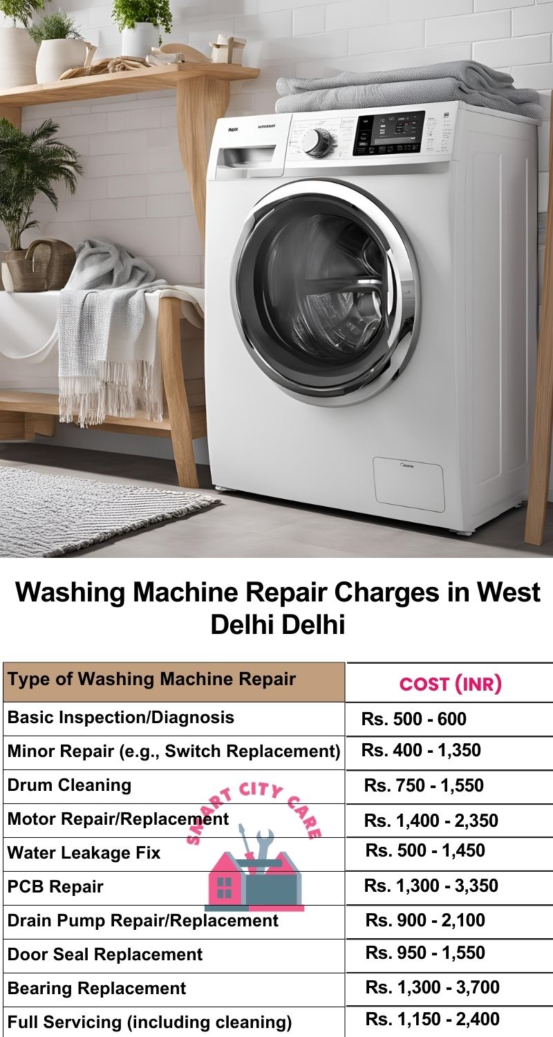 Washing Machine Repair Services Charges in  West Delhi ,Delhi 