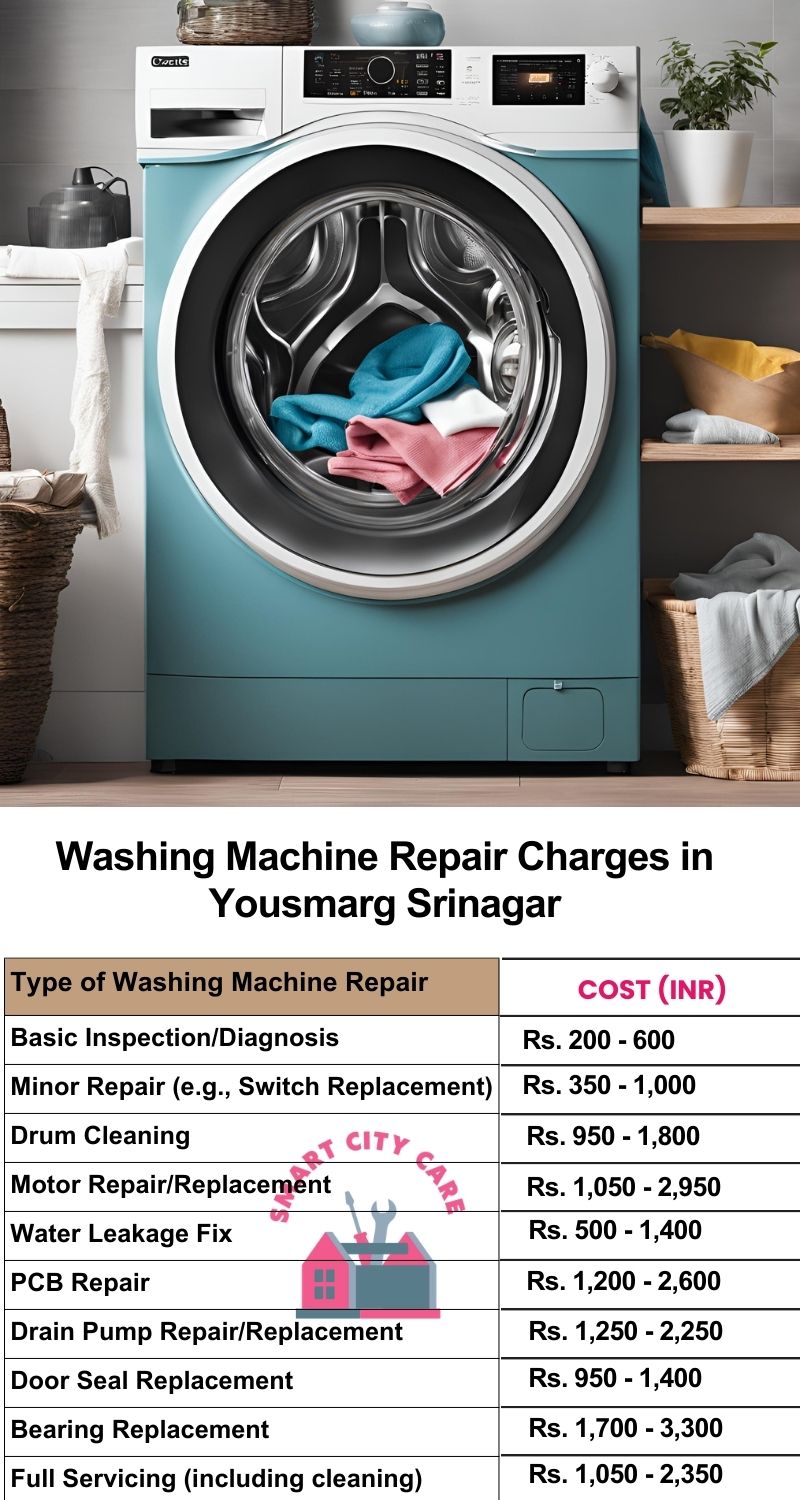 Washing Machine Repair Services Charges in  Yousmarg ,Srinagar 